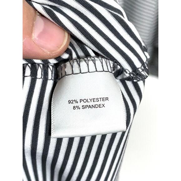 Peter Millar Summer Comfort NBC Sports Striped Polo Shirt Mens XXL Golf Stretch - Picture 7 of 8